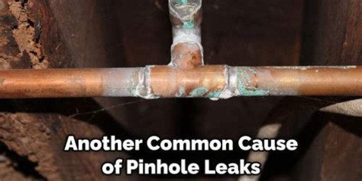 Can a plumber fix a pinhole leak in a copper pipe?