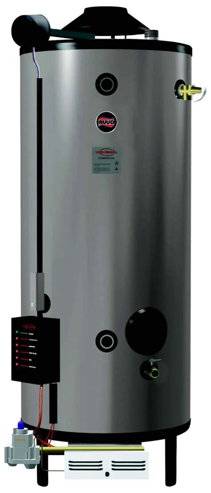 How can I tell how old my Ruud water heater is?