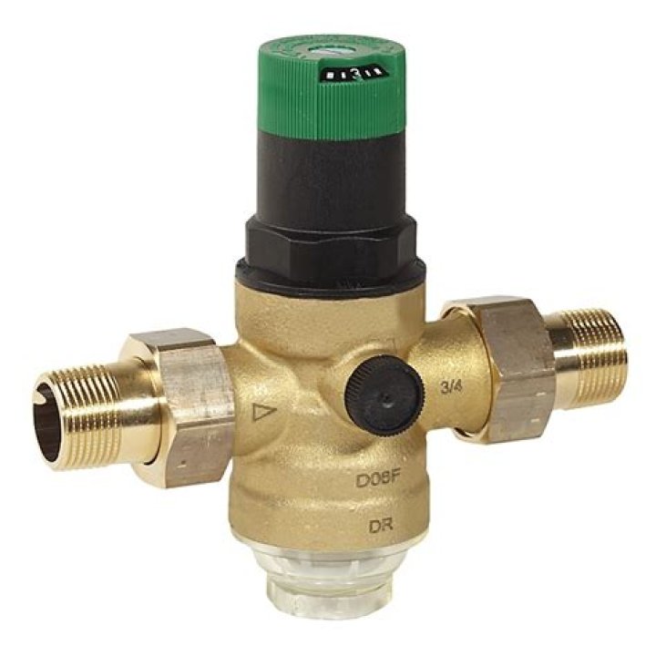 How do you adjust a Honeywell pressure reducing valve?