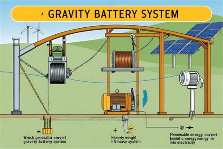 How do you convert gravity into energy?