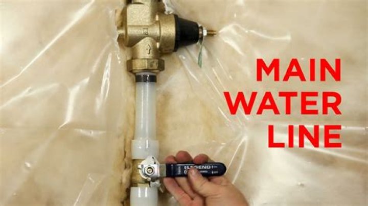How do you install a new water line to Your House?