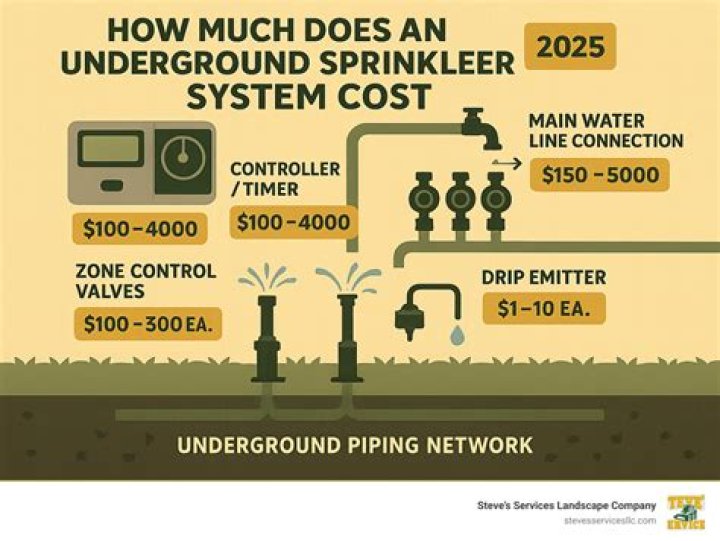 How much does it cost to install sprinkler system in a house?