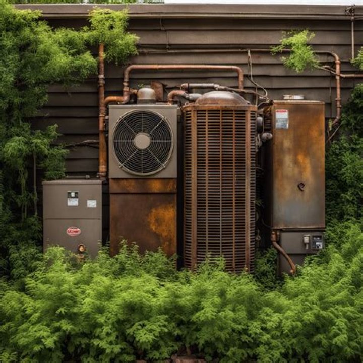 What is considered old for HVAC?