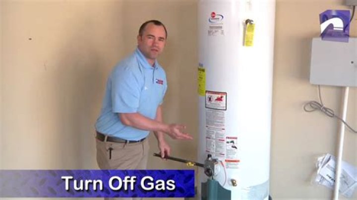 When to turn off the water in a hot water heater?