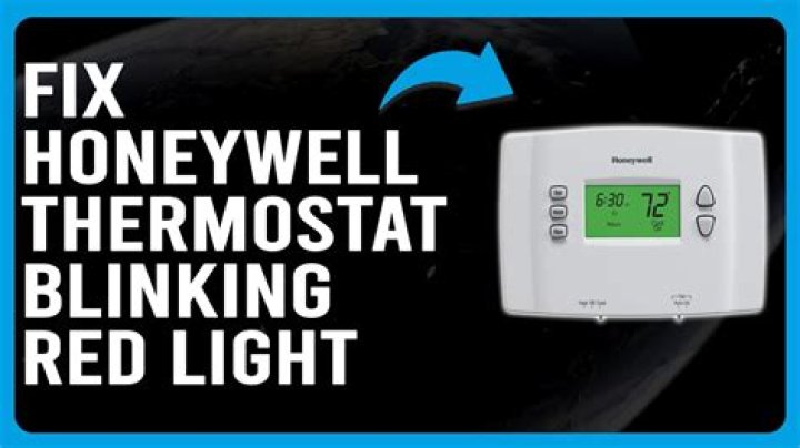 Why is my thermostat light blinking?